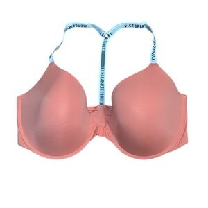 Victoria’s Secret T-shirt lightly lined, Demi Bra, Peach, 38DD